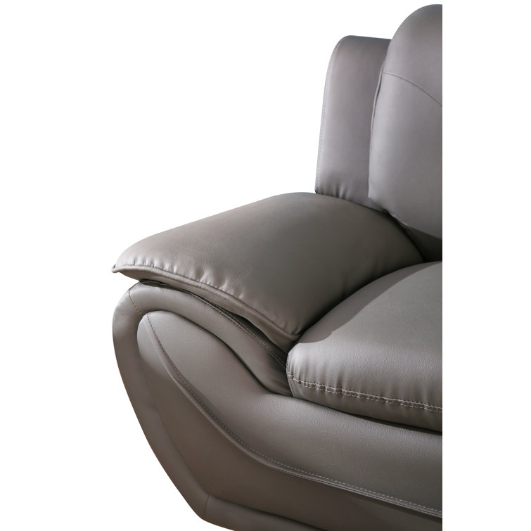 Petitt 80.3'' Faux Leather Sofa