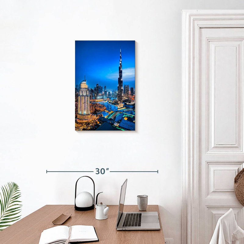 Aime Downtown Dubai Lights, 24" H x 16" W