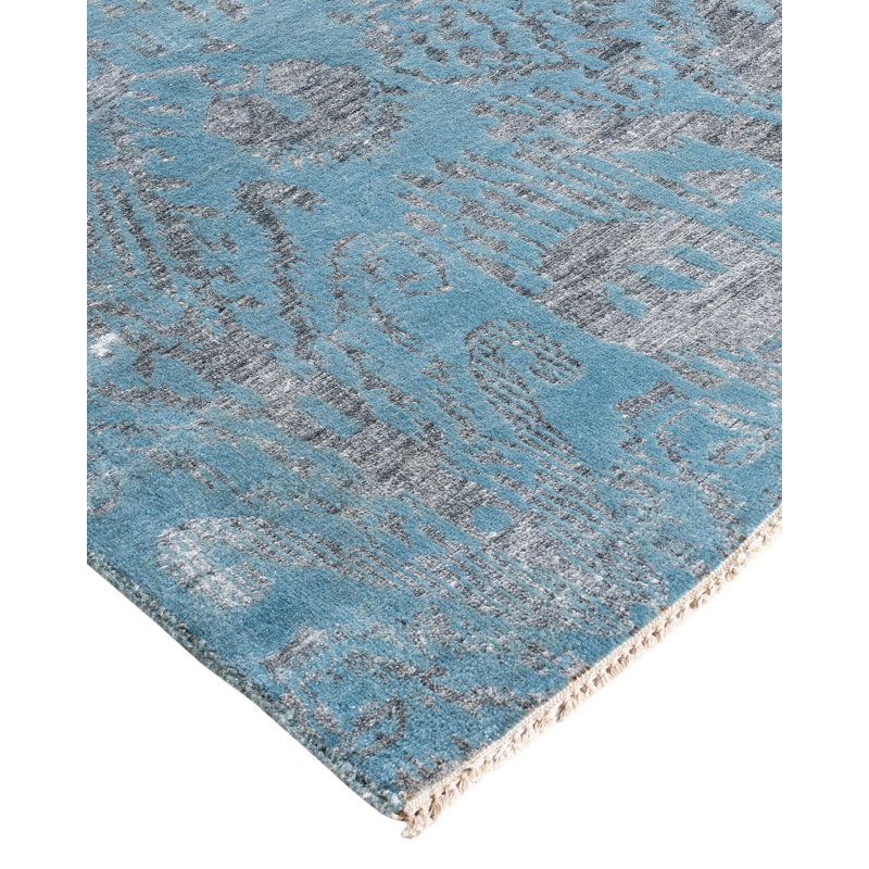 Overdyed One-of-a-Kind 8' 10" X 12' 3" Hand Knotted Area Rug
