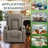 Harvey 39.76" W Oversize Velvet Power Liftable Glider Reclining with Massager and Heated Cushion-802560740