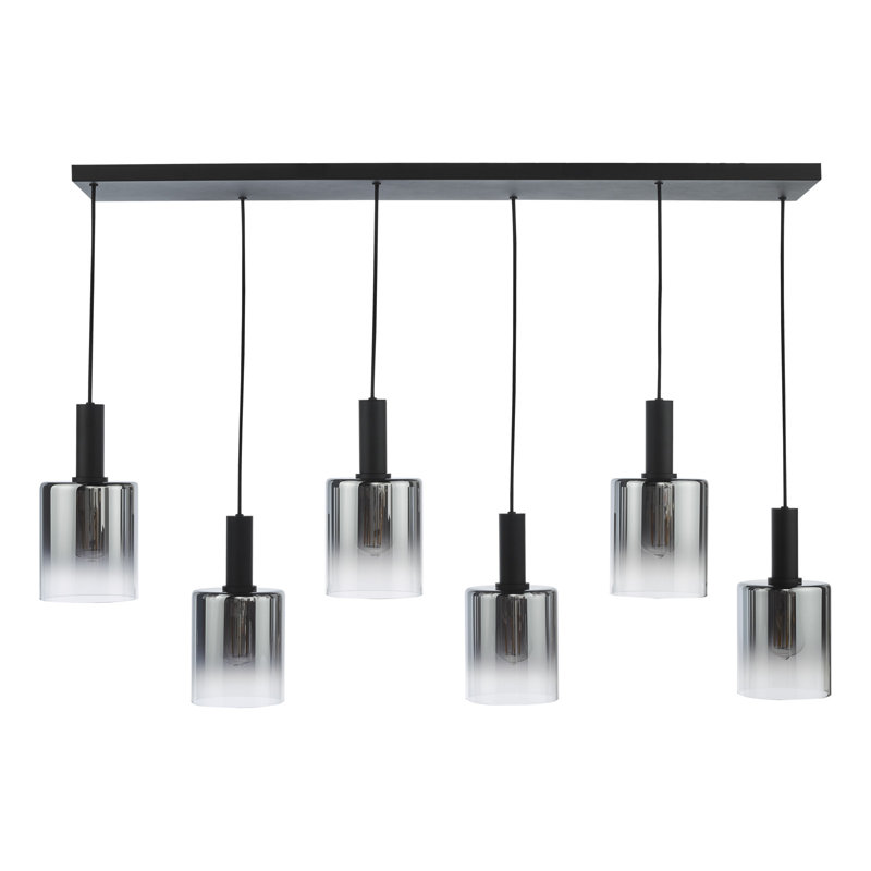 Beniah - Light Matt Black Pendant, 6