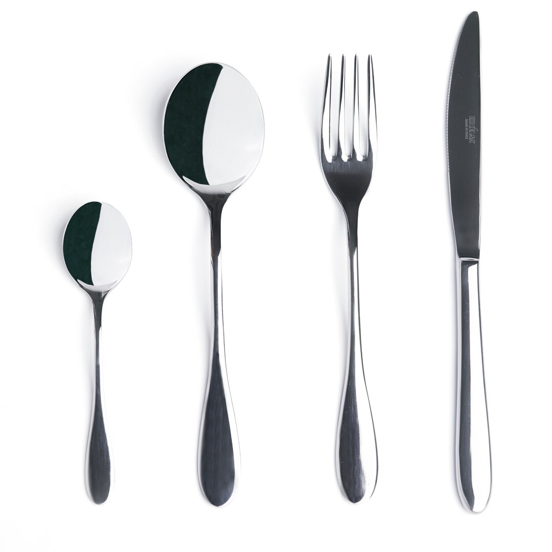 Palace 24 Piece Cutlery Set, Service for 6 gray