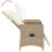 Vidaxl Reclining Garden Sofa Beige-116119989-116119993