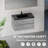 36" Floating Single/ Double Bathroom Vanity Wall-Mounted Vanity with Integrated Quartz Top Basin, 2 Soft Close Drawers-523937964