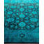 Tapis bleu noué à la main de conception unique Holsworth - bleu
