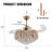 Dreux Crystal Ceiling Fan Indoor with Light Remote Control Modern-1993336735-1973443667