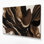 «Lyrical Abstraction 25», art mural sur toile brune
