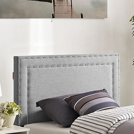 Tête de lit tapissier en tissu Jessamine de Modway, Azure, Simple