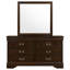 Commode 6 tiroirs avec miroir -1395515152