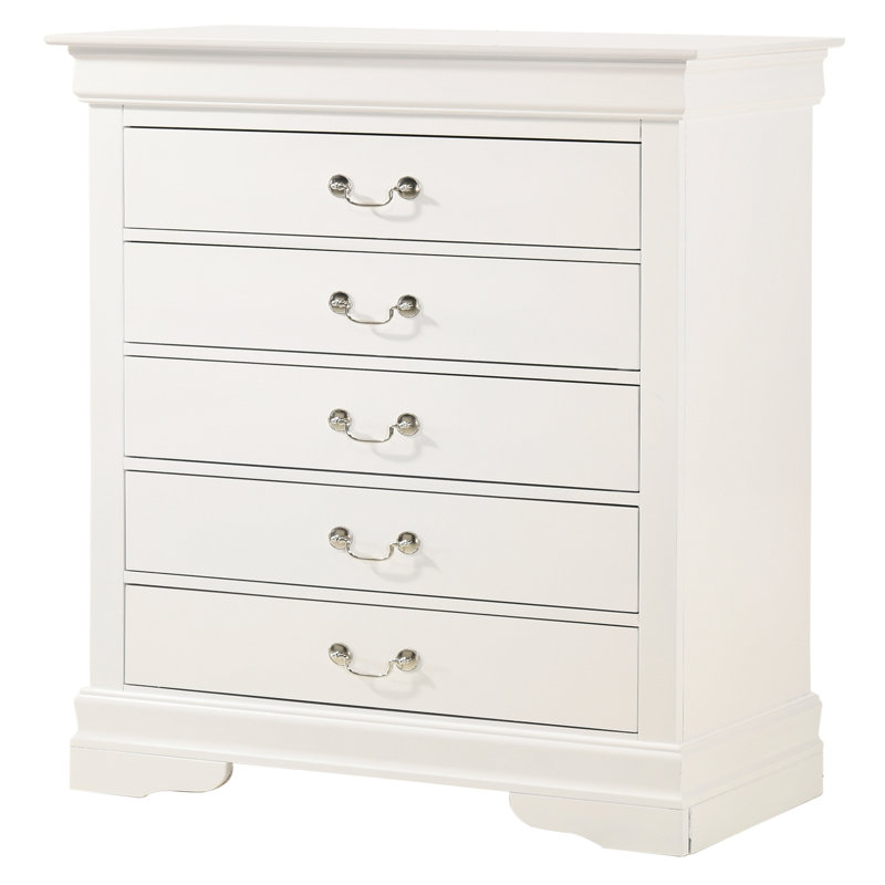 31 " W 5 - Drawer Dresser, White