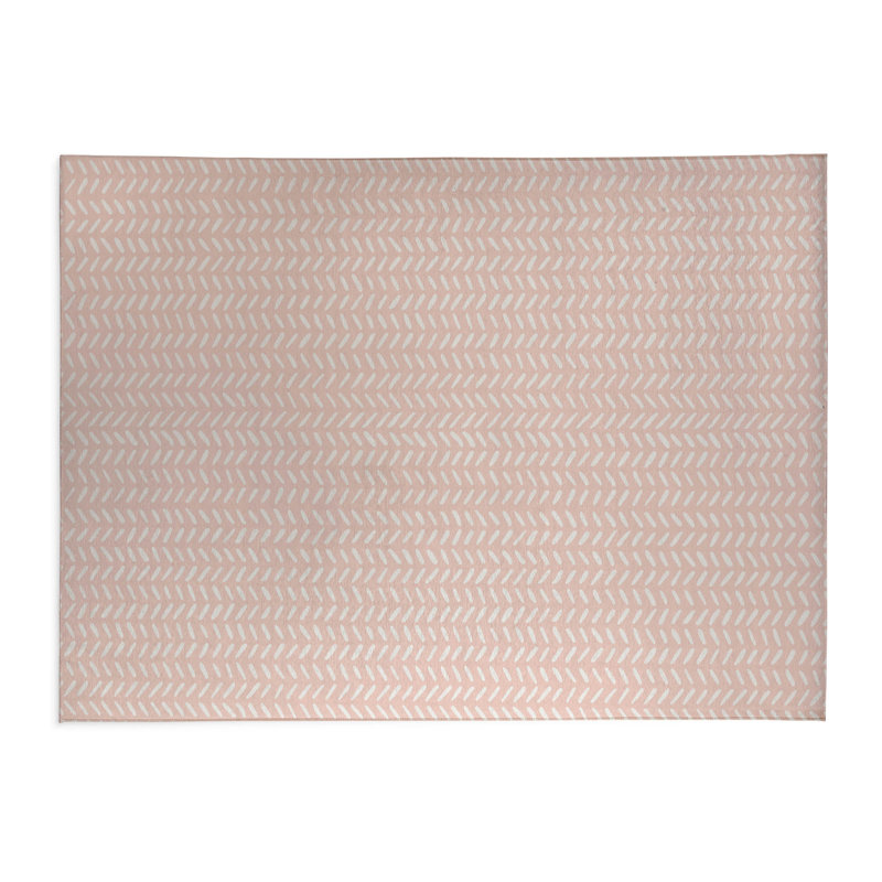 Dream Splat Kids Play Mat, Rectangle 3' x 5', Pink
