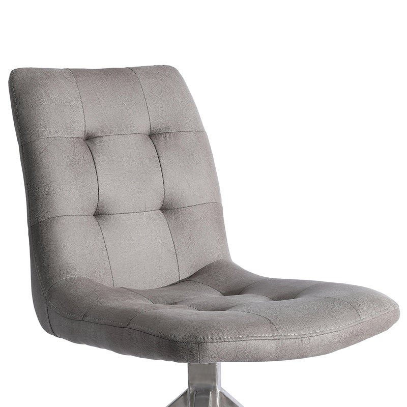 Ensemble de 2 chaises de salle à manger rembourrées Nyx Grey