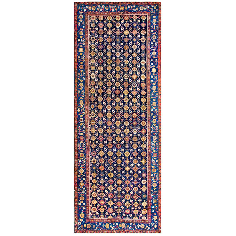 Tapis bleu antique Karina