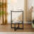 Glass Top End Table Set With Metal Frame-982691029