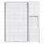 Lit escamotable mural simple avec bibliothèque, armoire supérieure, bureau extensible et rangement latéral, blanc-334265207