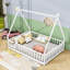  Lit double en bois avec porte-869445991