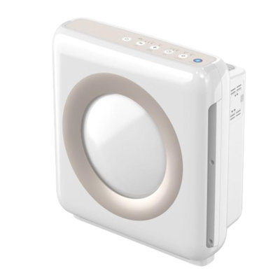 Purificateur HEPA AP-1512HH (W) avec contrôle de la qualité de l'air, automatique, minuterie, indicateur de filtre et mode économique, 16,8 x 18,3 x 9,7