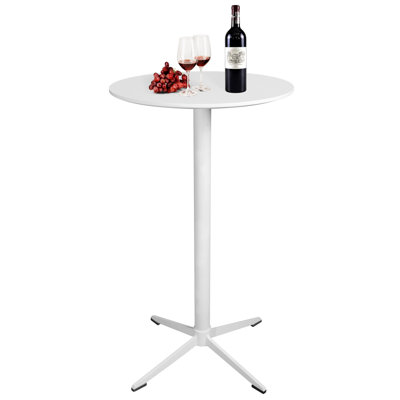 Round Metal Base Dining Table