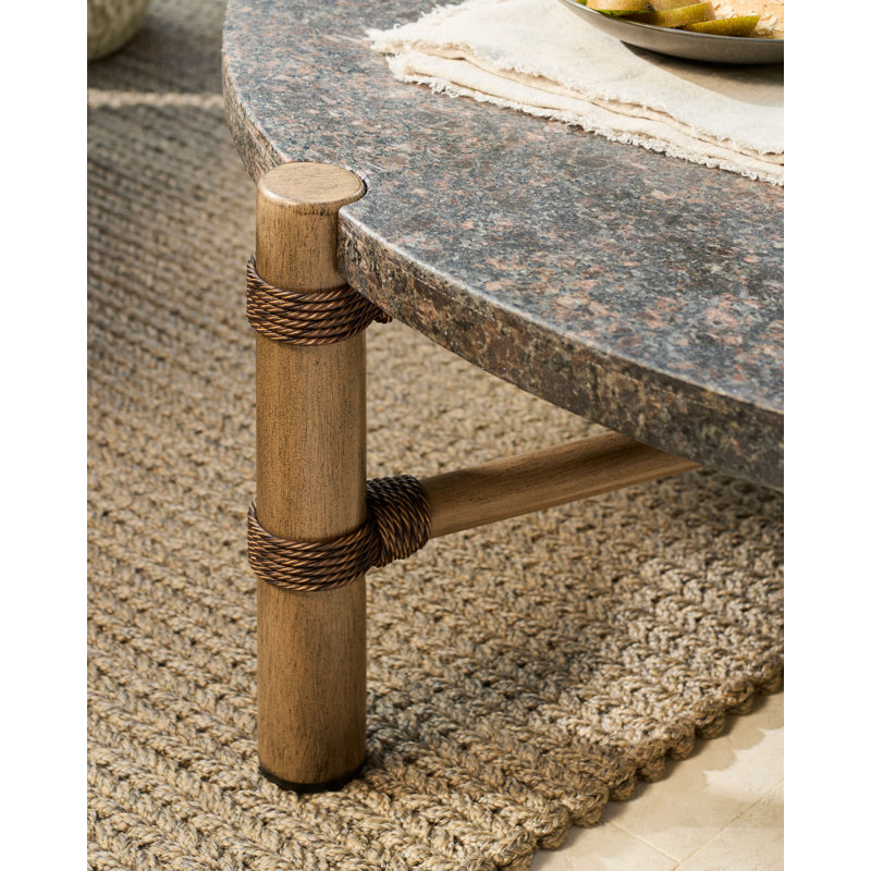 Porta Outdoor Table, 15" H x 50.4" W x 50.4" D