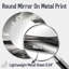 Photo en noir et blanc Wave I - miroir mural décoratif de plage, miroir gris, impression d'art en métal-99619528-121543957