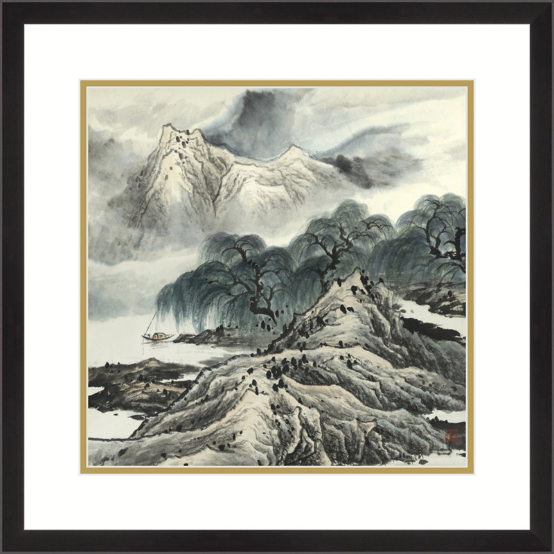 Summer Willows by Chen Xiaoping - Single Picture Frame Painting