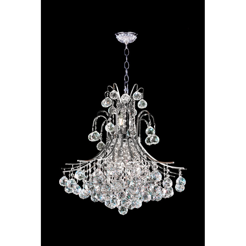 Cascade Chandelier, 24" H x 22" W x 22" D, Swarovski Strass