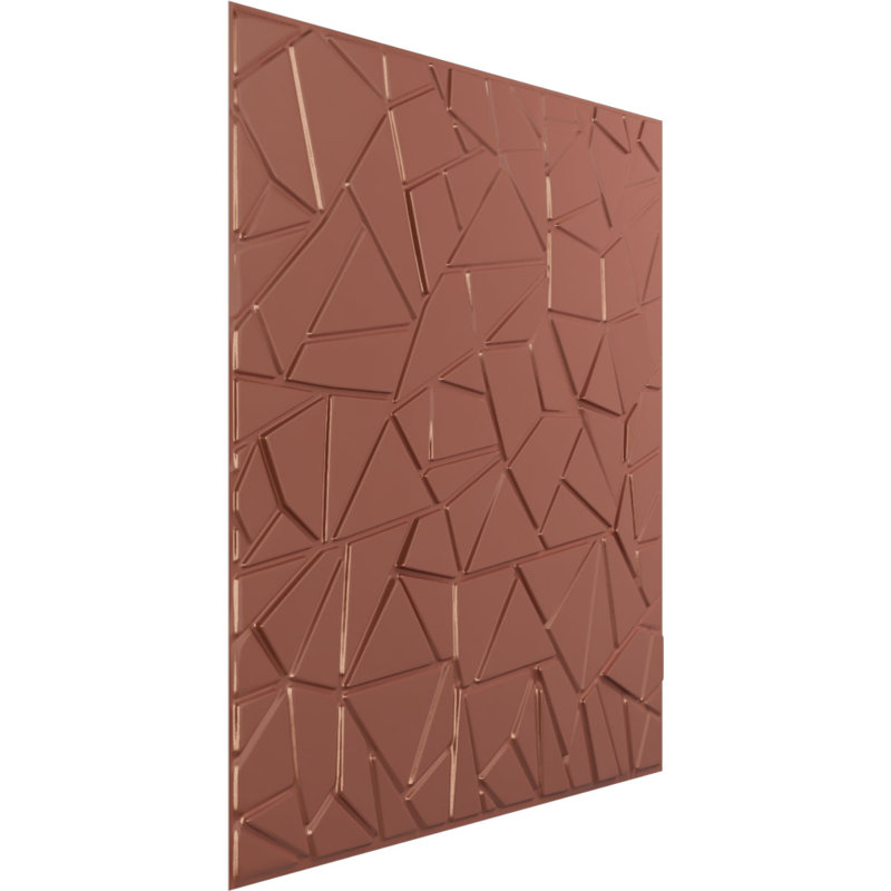 Panneau mural décoratif Elwod EnduraWall 3D, Rose champagne métallique nacré universel