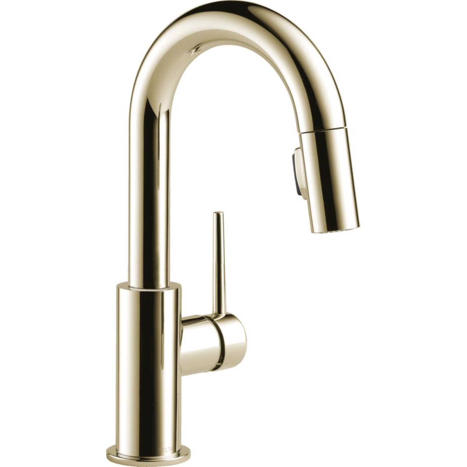 Trinsic Pull Down Sprayer Bar Faucet, Single Handle Prep Sink Faucet, Polished Nickel