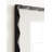 Pieced Wood Rectangle Bathroom Mirror-826820451