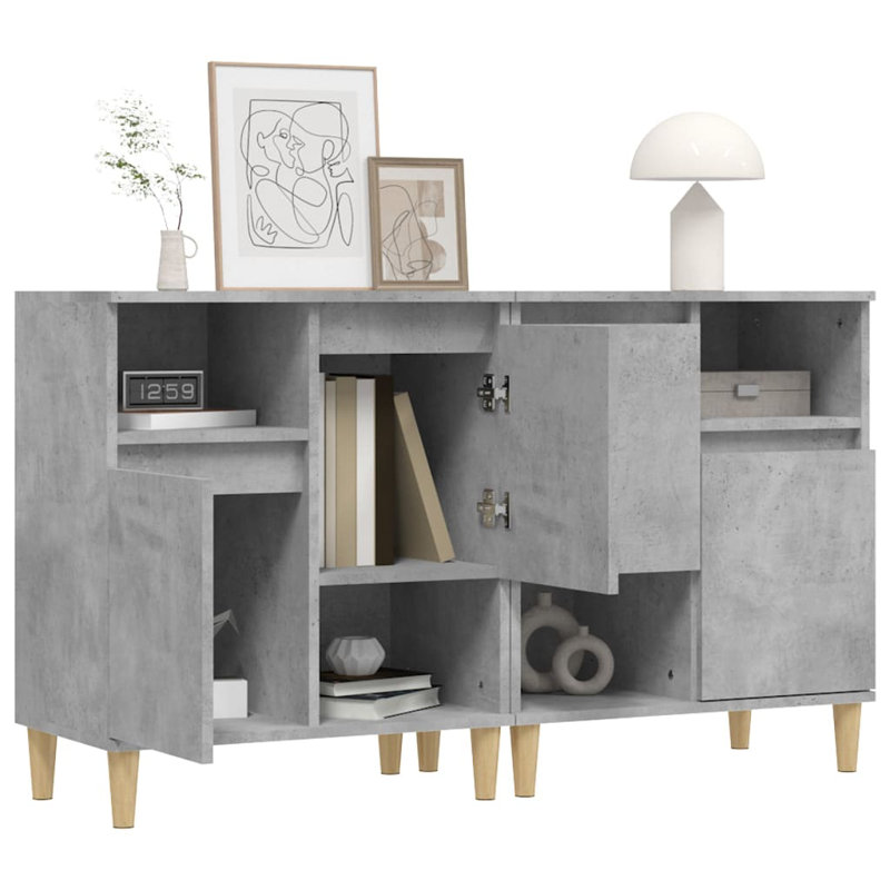 Derron 60cm Sideboard, Concrete Grey