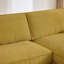 Canapé modulaire rembourré avec repose-pieds amovible-357018614