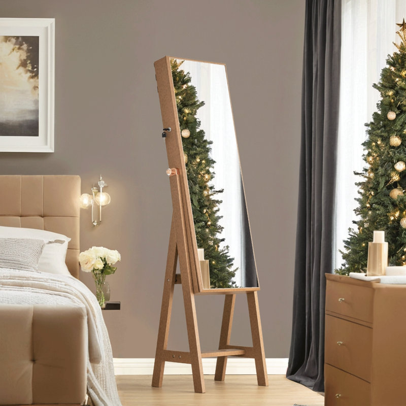 Miroir pleine grandeur avec rangement