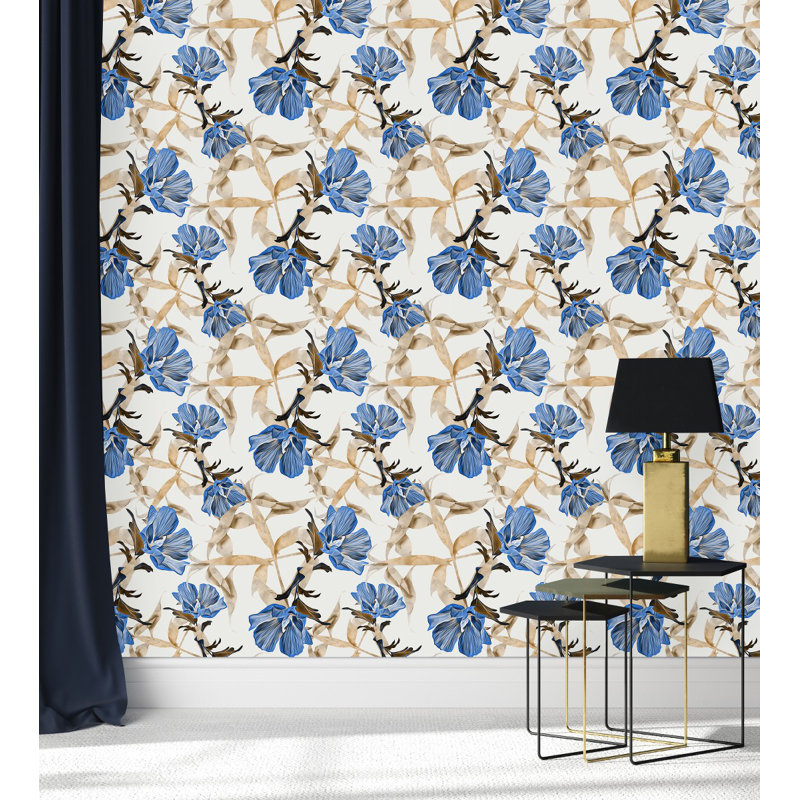 Floral Tile, 2.08' W x 10.42' L