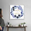 Art textuel sur toile, "Cobalt inspirations collection H" par Grace Popp-1872272017-1872272031