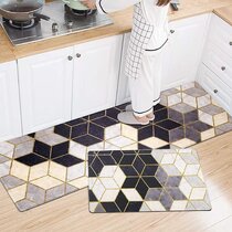 Jishnu Anti-Fatigue Non-Skid Kitchen Mat Everly Quinn