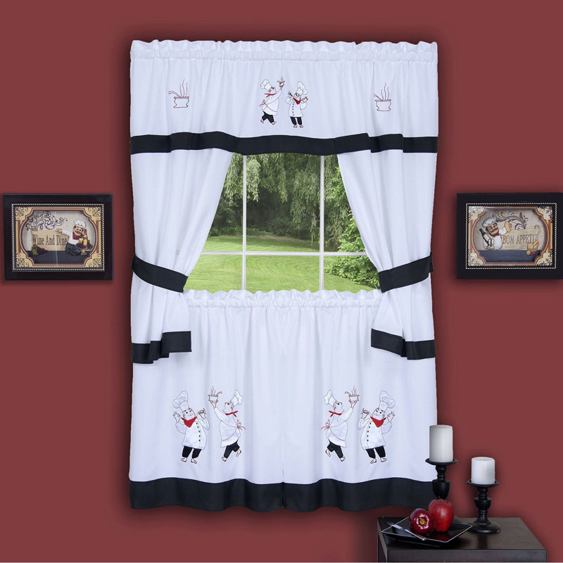 Rideau de café 36 po Adlington Gourmet, L 24 po x L 52 po