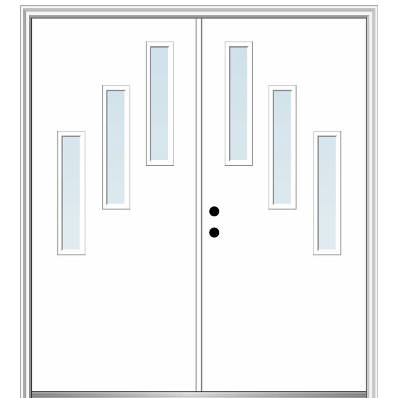 Portes d'entrée prémontées Spotlight, Main droite, H 81,75 po x l 66 po x P 2 po