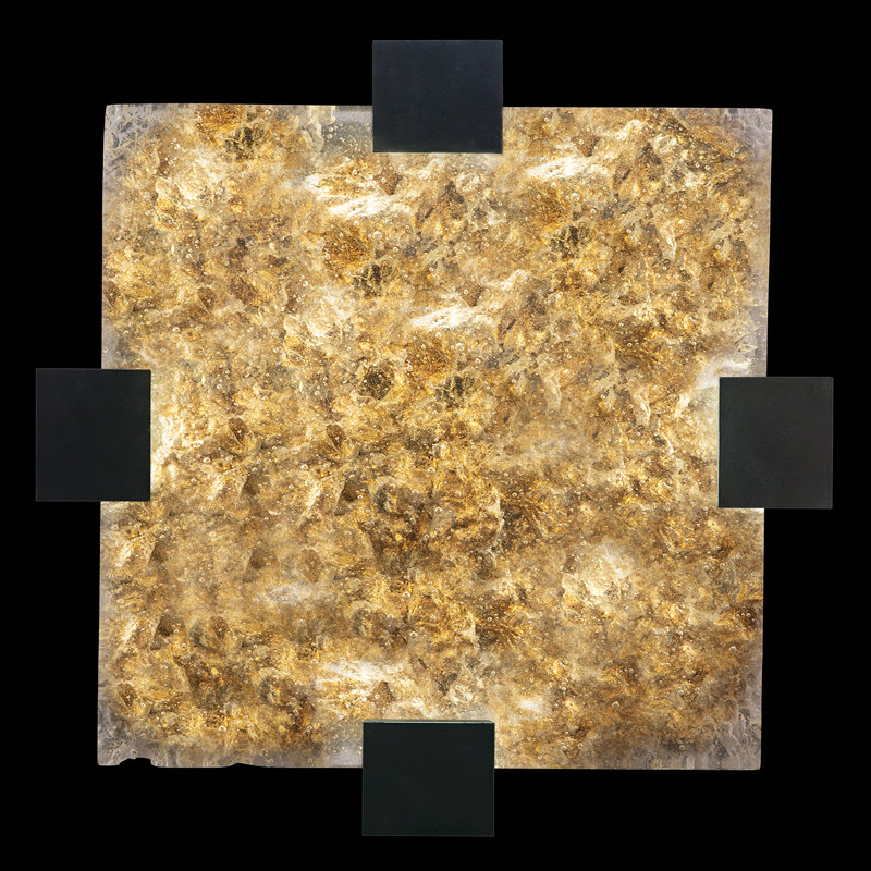 Terra 4 - Light LED Flush Mount, Black, Gold