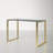 Orion Glass Top Metal Base Writing Desk-33064539
