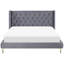 Kennon Upholstered Velvet Bed-1058049656