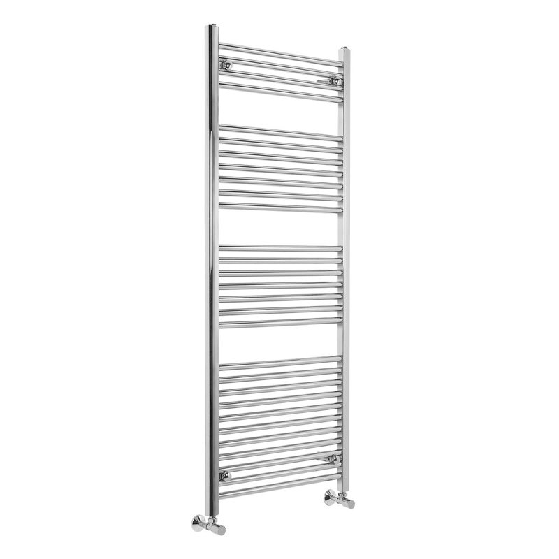 Straight Towel Rail Heated Towel Rails, Silver, 150 cm H x 60 cm W x 3 cm D
