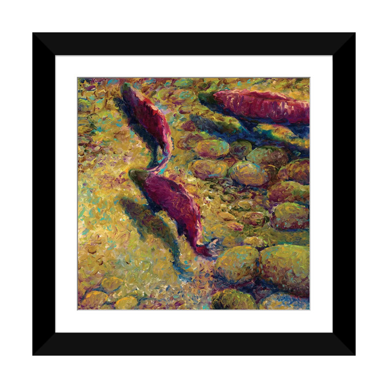 Cork Creek by Iris Scott - Gallery-Wrapped Canvas Giclée, Black Framed Fine Art Paper, White, 16" H x 16" W x 1" D
