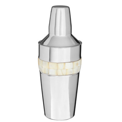 Mother Of Pearl Stainless Steel Ashtray