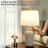 25"Dimmable Ceramic Table Lamp Touch Control Light-186266812