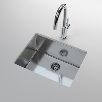 Cantrio Premium Stainless Steel Single Kitchen Sink with 23"" x 18"" x 9.25"" Dimensions -  Cantrio Koncepts, KSS-2318-1