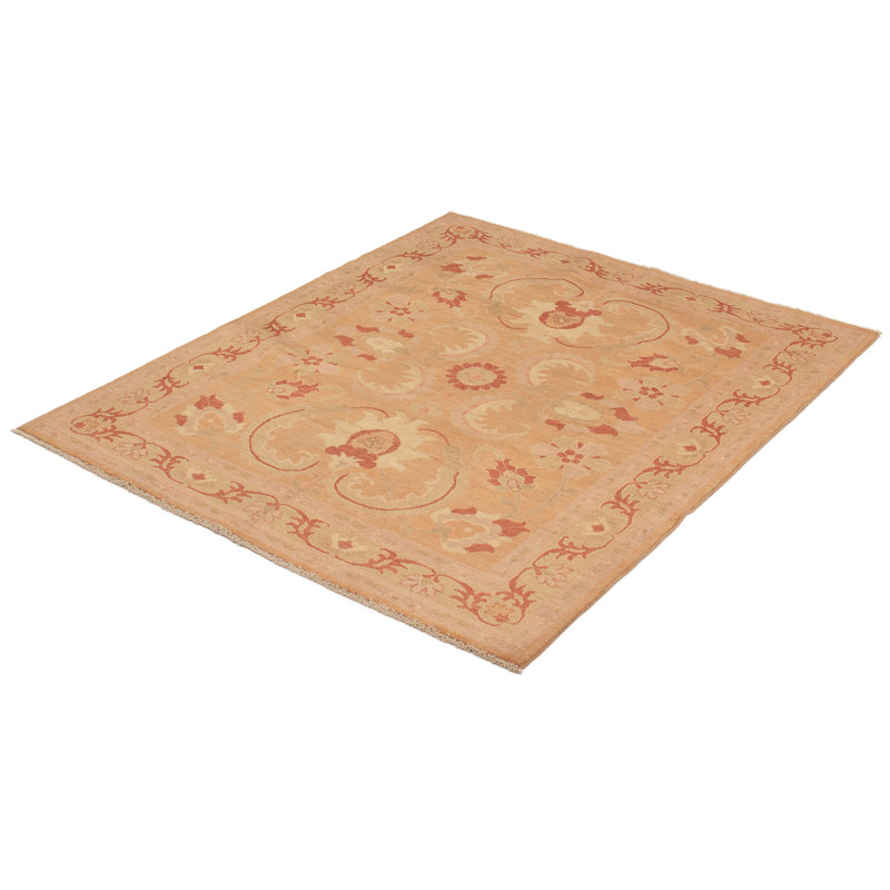 Tapis intérieur en laine 7 pi 4 po x 8 pi 1 po one-of-kind à la main-noué la 2010 chobi Meryem