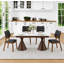 Ensemble de table de salle à manger moderne extensible 54 "- 78" Dominick-130705153-130705155-130705156