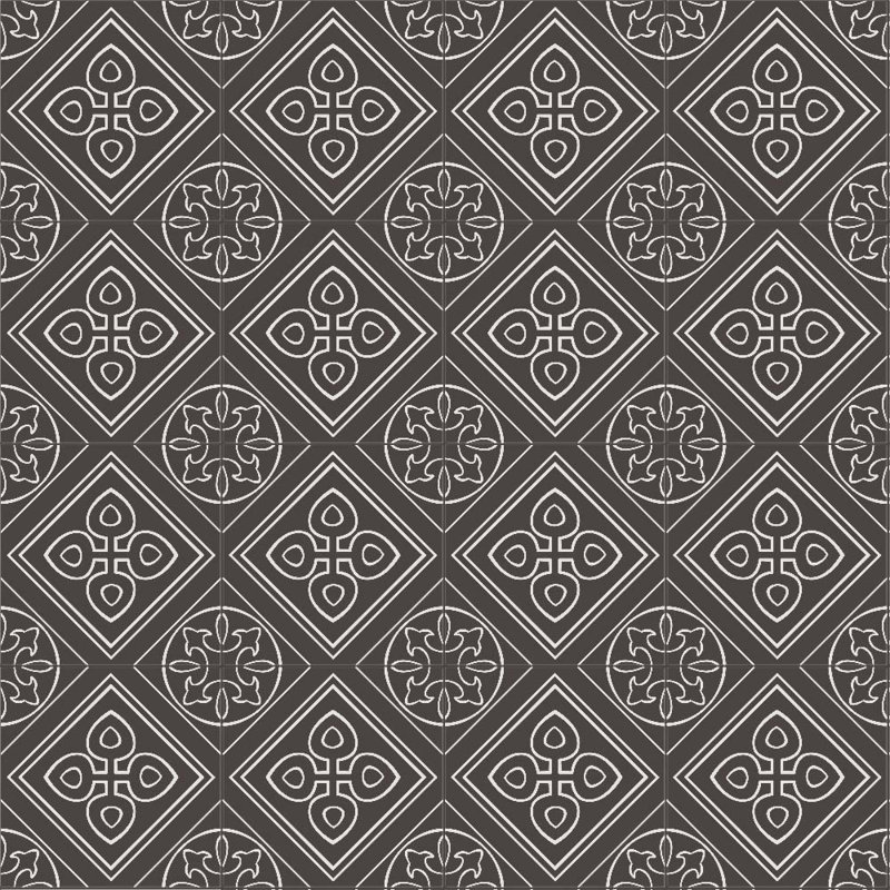 Carrelage en porcelaine Helix, Noir, noir, noir, noir