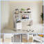 Bureau d'ordinateur 55 pouces gris-1466216891