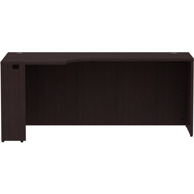 Orlanda Writing Desk, Espresso, Left